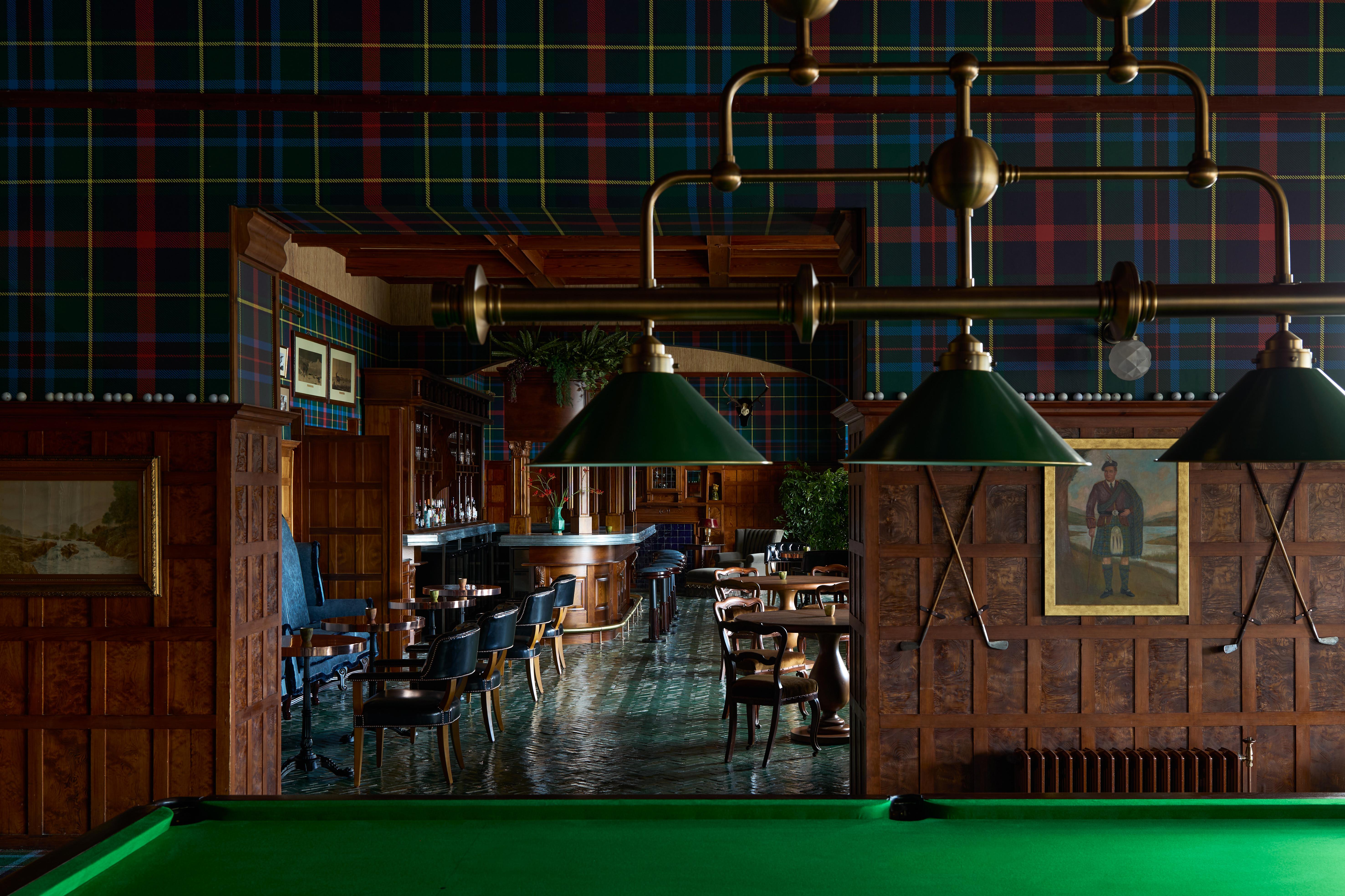 Dornoch Station Hotel Kültér fotó The Snooker Room